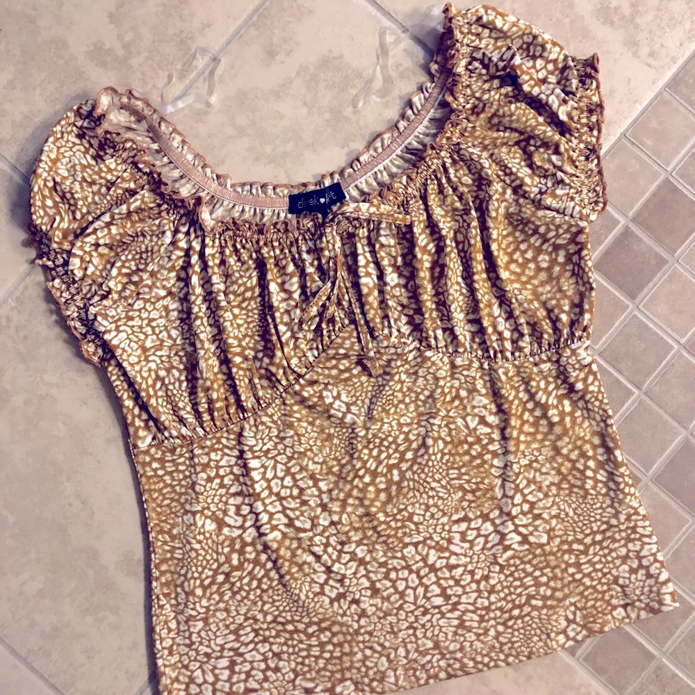 Womens crop top blouse
